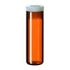 Vial 4ml Shell, 44.6 X 14.6mm, Amber, 15mm Pe Plug, Şeffaf 100 Adet