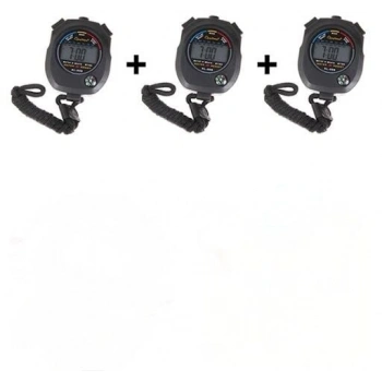 3 ADET LOYKA Stopwatch Eco Kronometre