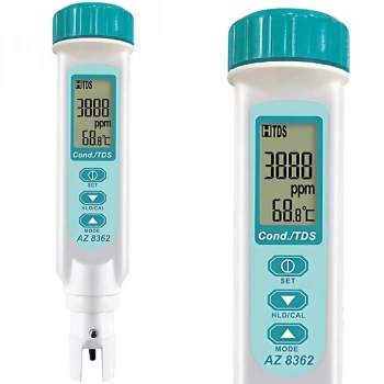 AZ 8362 TDS ve EC Ölçer | Geniş Ölçüm Aralığı