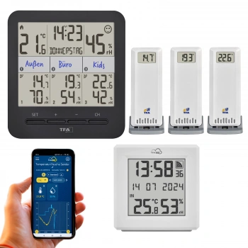 TFA.me Başlangıç ​​Seti WIFI Ağ Geçidi ve KLIMA@HOME 2