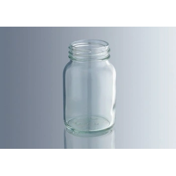 Şişe, Cam, Geniş Boyunlu, Kapaklı, Şeffaf, 30 ml