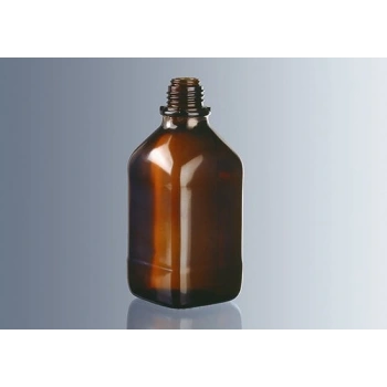 Dispenser Şişesi, Cam, Plastik Kaplamalı, Amber, 250 ml