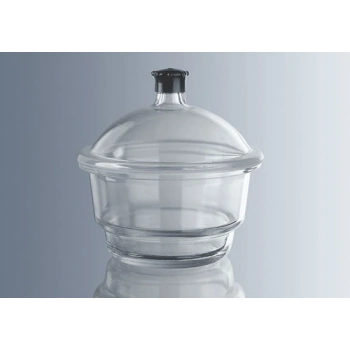 Desikatör, Cam, Disksiz, Plastik Tutacaklı, Musluksuz, 200 mm