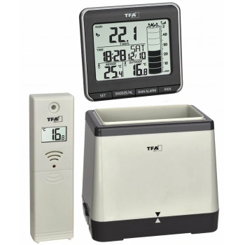 TFA 47.3004.01 ´RAINMAN´ Yağmur Miktarı Ölçer, İç-Dış Sıcaklık Ölçer