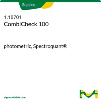 118701.0001 Combicheck 100  For Checking The Quality Of Photometric Methods For Aluminium, Lead, Nickel And Zinc Spectroquant®