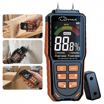 MT-200 İğne Problu Nem Ölçer | Ahşap, Karton, Yapı Malzemeleri Nem Ölçer