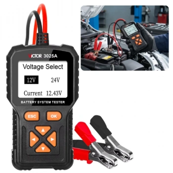 VICTOR 3025A Dijital Akü Test Cihazı | 12V / 24V