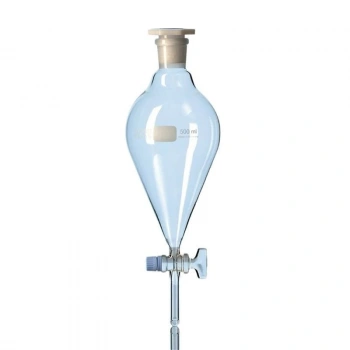 Ayırma Hunisi-Armudi Tip-Cam Musluklu 50 ml