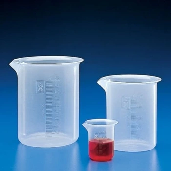 Beher Plastik (Pp) Mat  Taksimatları Kalıp Üzerine Baskılı 50 Ml