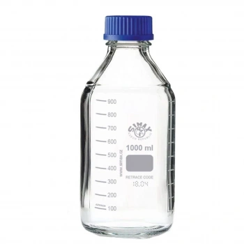 CAM OTOKLAV ŞİŞESİ - VİDALI KAPAK - ŞEFFAF - 1000  ML