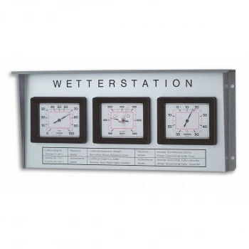 Çekiç boya kaplamalı analog dış mekan hava istasyonu