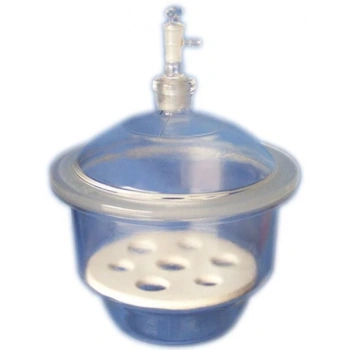 Desikatör - Vakumlu Kapaklı - Porselen Diskli 150 Mm