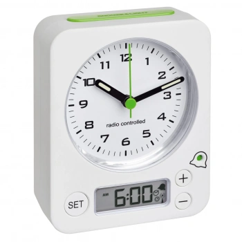 Dijital alarm ayarlı analog radyo kontrollü çalar saat COMBO