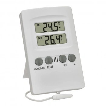 Dijital iç-dış alarmlı termometre