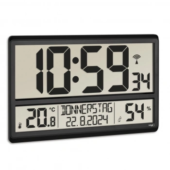 Dijital XL radyo kontrollü oda iklimlendirmeli saat