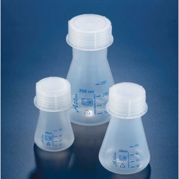 Erlenmayer Geniş Boyunlu Vida Kapaklı (Pp) 100 Ml