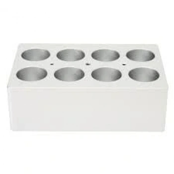 Heating block, used for 50mL tubes, 8 holes