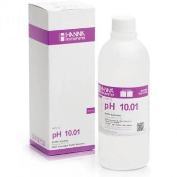 HI7010L pH 10.01 @ 25°C  Calibration Buffer, 500 mL bottle