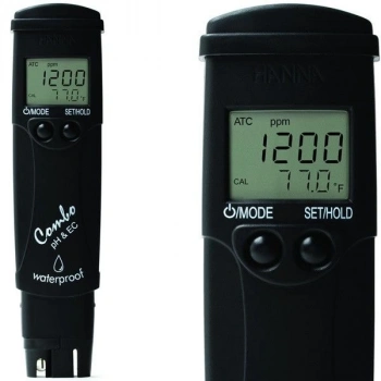 HI98130 Yüksek Aralık pH / İletkenlik / TDS Test Cihazı 20.00 mS / cm /10.00 ppt (g / L)