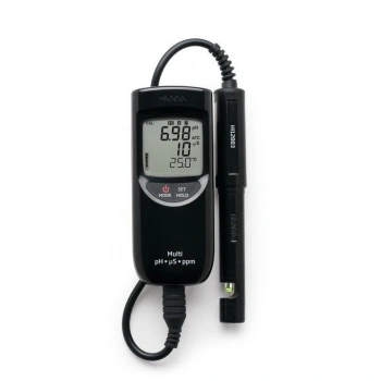 HI991300 Taşınabilir (Düşük Aralık) Su Geçirmez pH / EC / TDS Metre