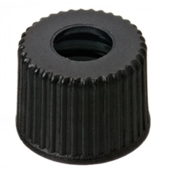 Kapak 8mm, Pp, Vidalı, Orta Delikli, Beyaz, 8-425 Thread 100 Adet