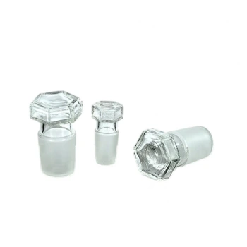 Kapak - Cam - Hexagonal - Şeffaf - NS 19/26