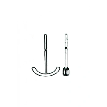 KARIŞTIRICI ŞAFTI - Çapalı 6x450