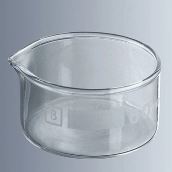 Kristalizasyon Kabı, Cam, Ağızlı, 100 ml