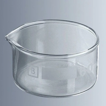 Kristalizasyon Kabı, Cam, Ağızlı, 60 ml