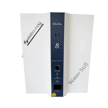 M 8 Metalik Su Damıtma Cihazı,Paslanmaz Çelik Gövde,Harici Filtre,8 Lt./Saat Kapasite 16 Lt. Depo (3 Faz)