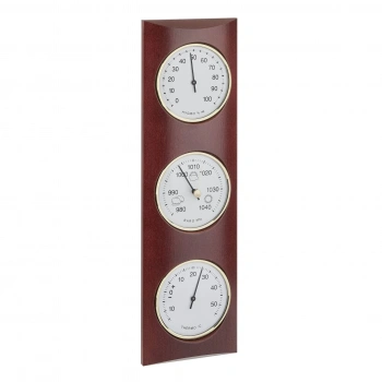 Masif ahşap analog hava istasyonu