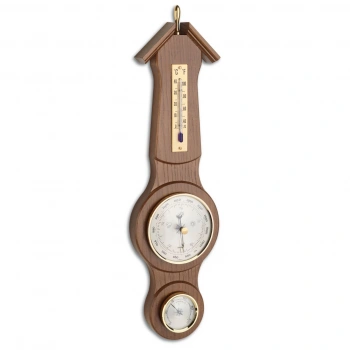 Masif ahşap analog hava istasyonu,Rutik Kaplamalı