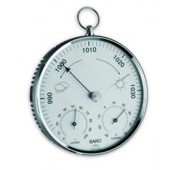 Metal halkalı analog hava istasyonu