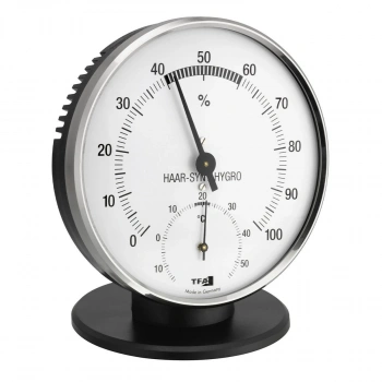 Metal halkalı analog termo-higrometre