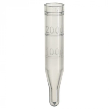 Micro Insert, 0,1 ml PP 29 X 6mm, Şeffaf , 10mm Top, Dolum Hatli 100 Adet