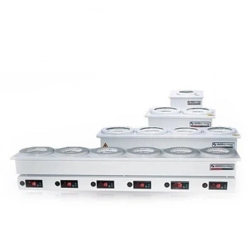 MX 625 Balon Isıtıcı Altı Göz, 250 Ml. Dijital Termostat, Kontak Termometreli