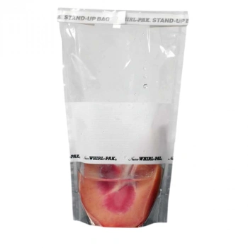 Numune Poşeti, Steril, 11,5 x 23 cm Ebatlarında, Yazı Yazmak İçin Beyaz Alan Vardır, Ayakta Durabilen 532 ml 500 Adet