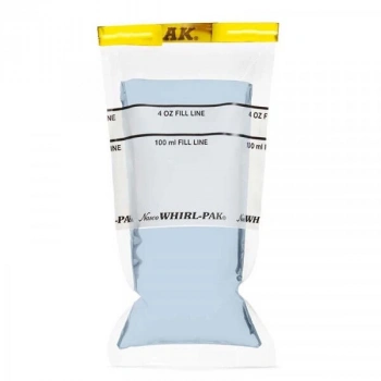 Numune Poşeti, Steril, 7,5 x 18.5 cm Ebatlarında, Yazı Yazmak İçin Beyaz Alan Vardır 118 ml 500 Adet