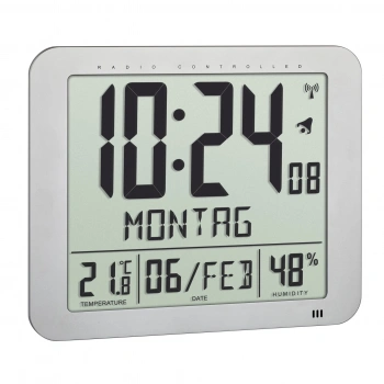 Oda iklimlendirmeli radyo kontrollü duvar saati