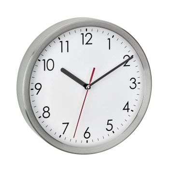 Paslanmaz çelikten yapılmış analog duvar saati