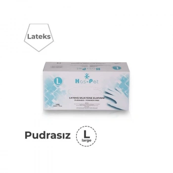 Pudrasız Lateks Muayene Eldiveni Large