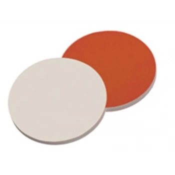 Septa 11mm, Silikon Krem/Ptfe Kırmızı, 55° Shore A, 1.5mm 100 Adet