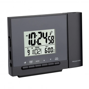 Sıcaklıklı radyo kontrollü projeksiyonlu çalar saat