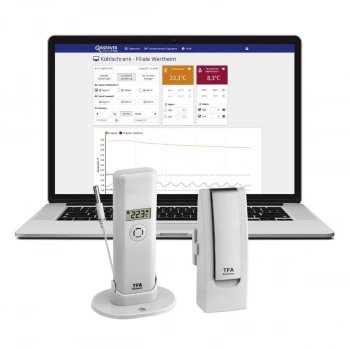 Su geçirmez kablo sensörlü sıcaklık vericili başlangıç ​​seti WEATHERHUB OBSERVER