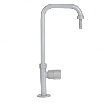 Tek Çıkışlı Su Musluğu - Uzun Borulu  (1m Hortumu Dahil )