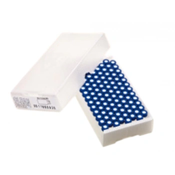 Vial, 1,5 ml Şeffaf, 32 X 11.6mm, Vidalı, Dar Ağızlı, Monte Edilmiş Kapak 8mm, Siyah Orta Delikli, Silikon Beyaz/Ptfe Kırmızı İle Beraber, 45° Shore A, 1.3mm 100 Adet