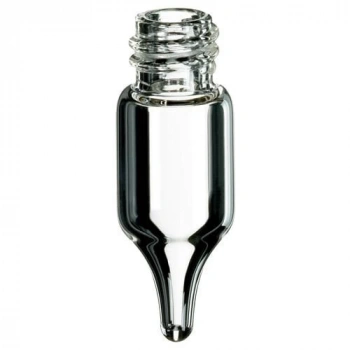 Vial 1,5ml, Mikro Vidalı, 8-425 Thread, 32 X 11.6mm, Şeffaf, 1. Hidrolitik Kalite, Konik 100 Adet