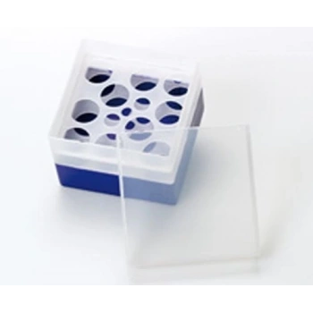 Vial Saklama Kutusu Pp, 20ml Epa-Vial İçin Uygun, Menekşe, Kapak İle (130 X 130 X 80mm) 1 Adet