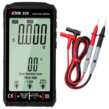 Victor 925 Büyük Ekranlı True RMS Akıllı Dijital Multimetre