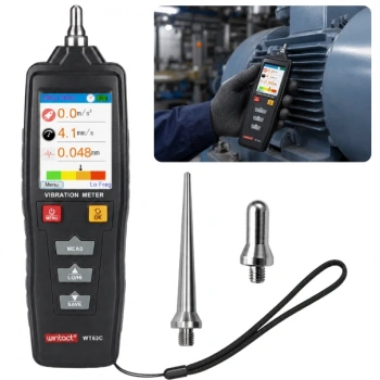 Wintact WT63C Renkli Ekranlı Vibrasyon Ölçüm Cihazı
